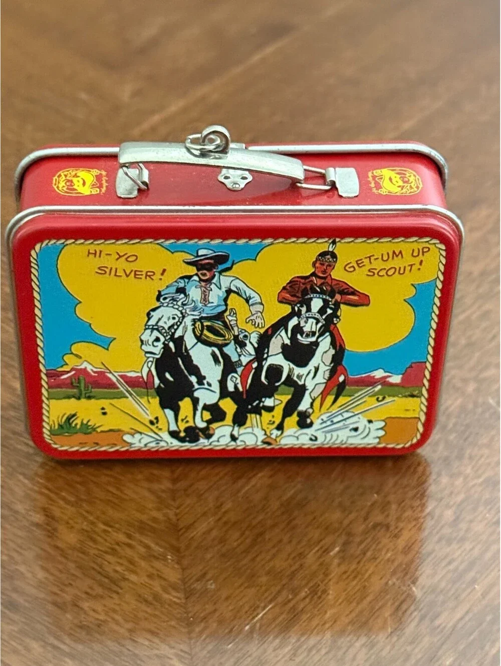 1997 Hallmark Keepsake Ornament The Lone Ranger Lunchbox Vintage